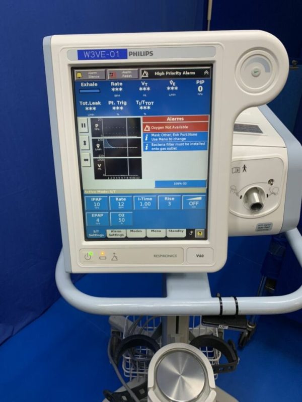 V60 ventilator - Respironics Hospital Ventilator